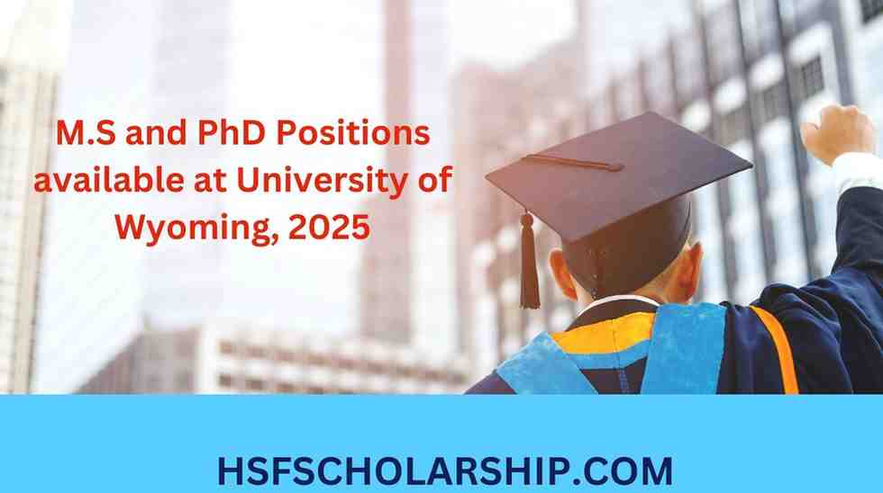 M.S and PhD Positions available at University of Wyoming, 2025